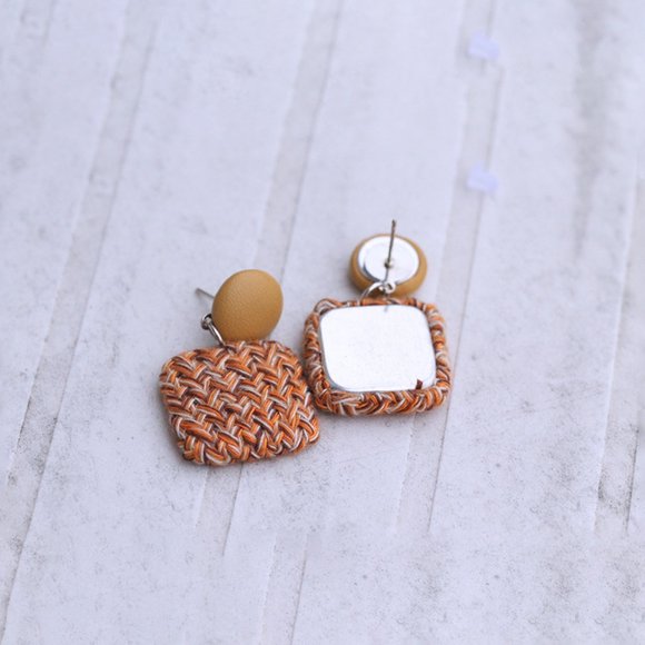 Set of four (4) Handmade Knitted Crochet Earrings Adorable Earrings for her - Picture 3 of 10